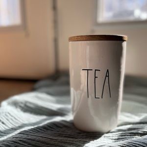 RAE DUNN Tea Jar
